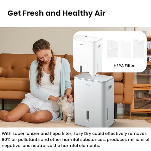 COMFEE'Dehumidifier 20L,Dehumidifiers for Home,Dehumidifier and Air  Purifier,Quiet 39dB,APP Control,24 Timer Dehumidifier,HEPA  Filter,Continuous Drainage,Laundry Drying,Low Energy Consumption Easy Dry –  CaselHouse